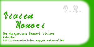 vivien monori business card